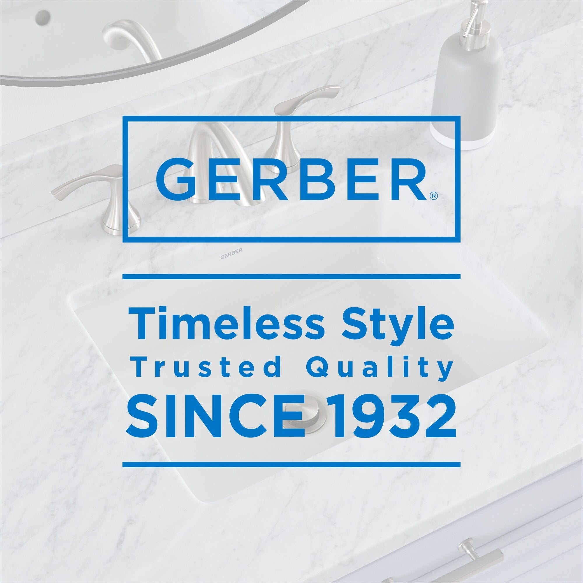 Gerber 1 1/4" Metal Touch-Down Drain Assembly without Overflow