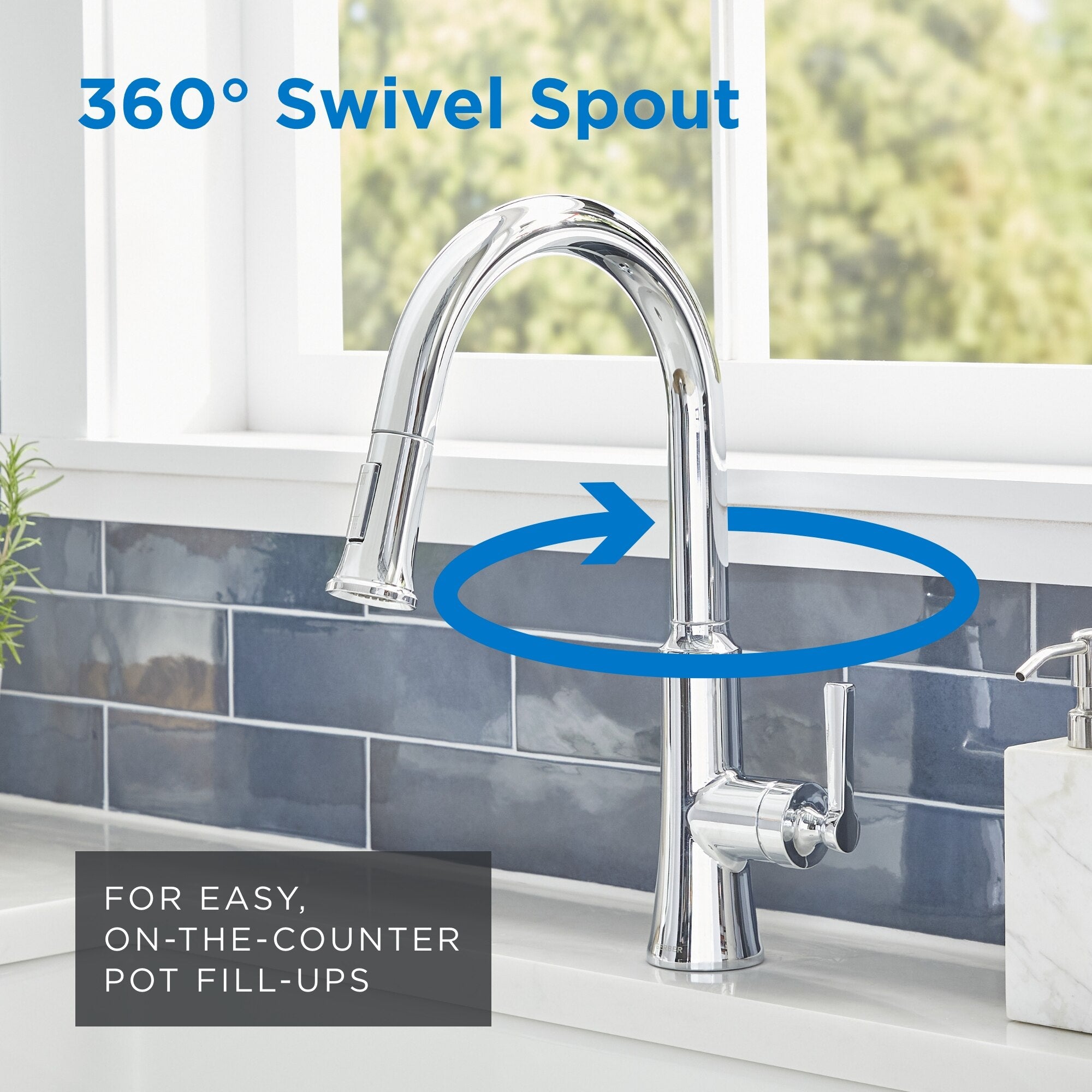 Northerly™ Single Handle Pull-Down Kitchen Faucet