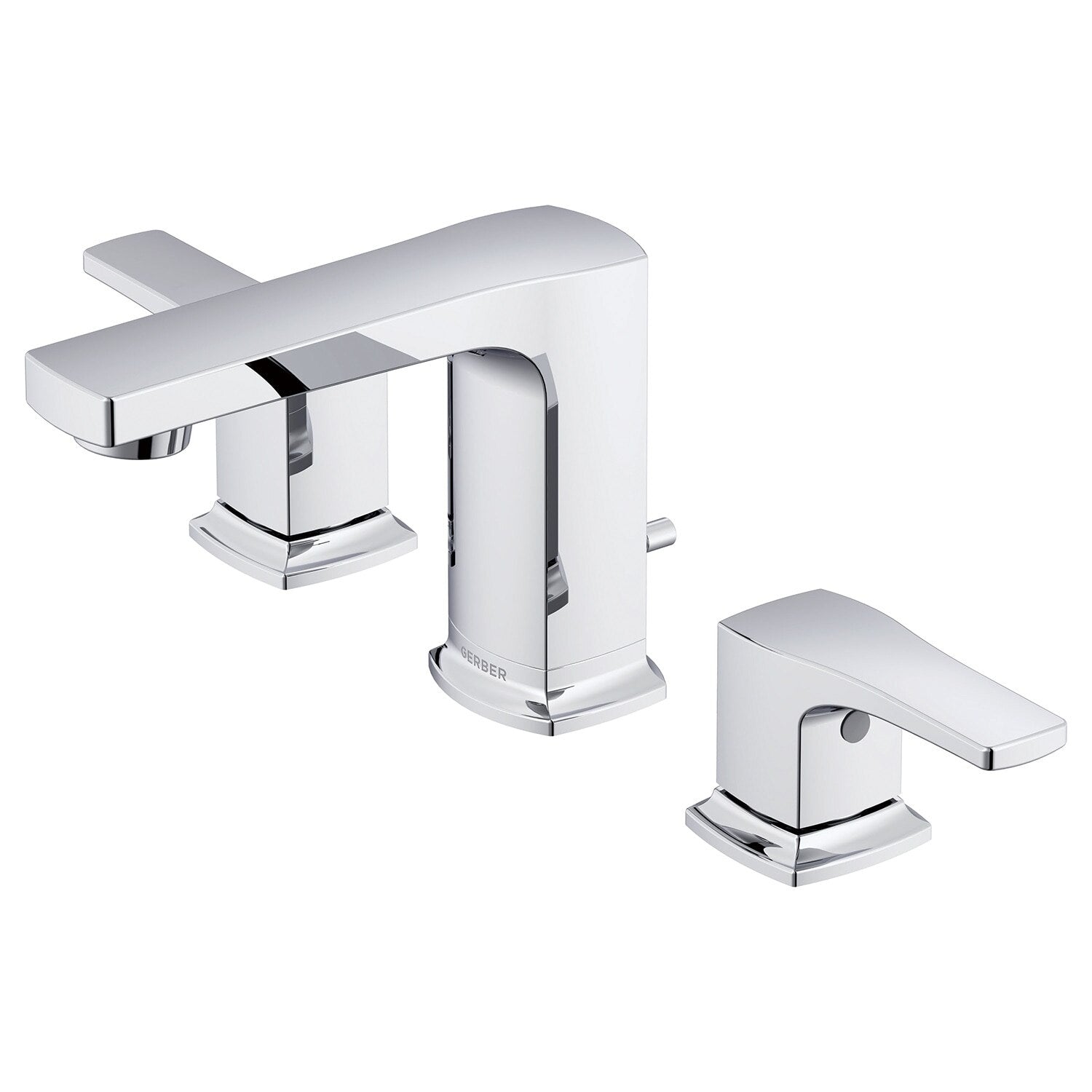 Tribune® Two Handle Widespread Bathroom Faucet with 50/50 Pop-Up Drain