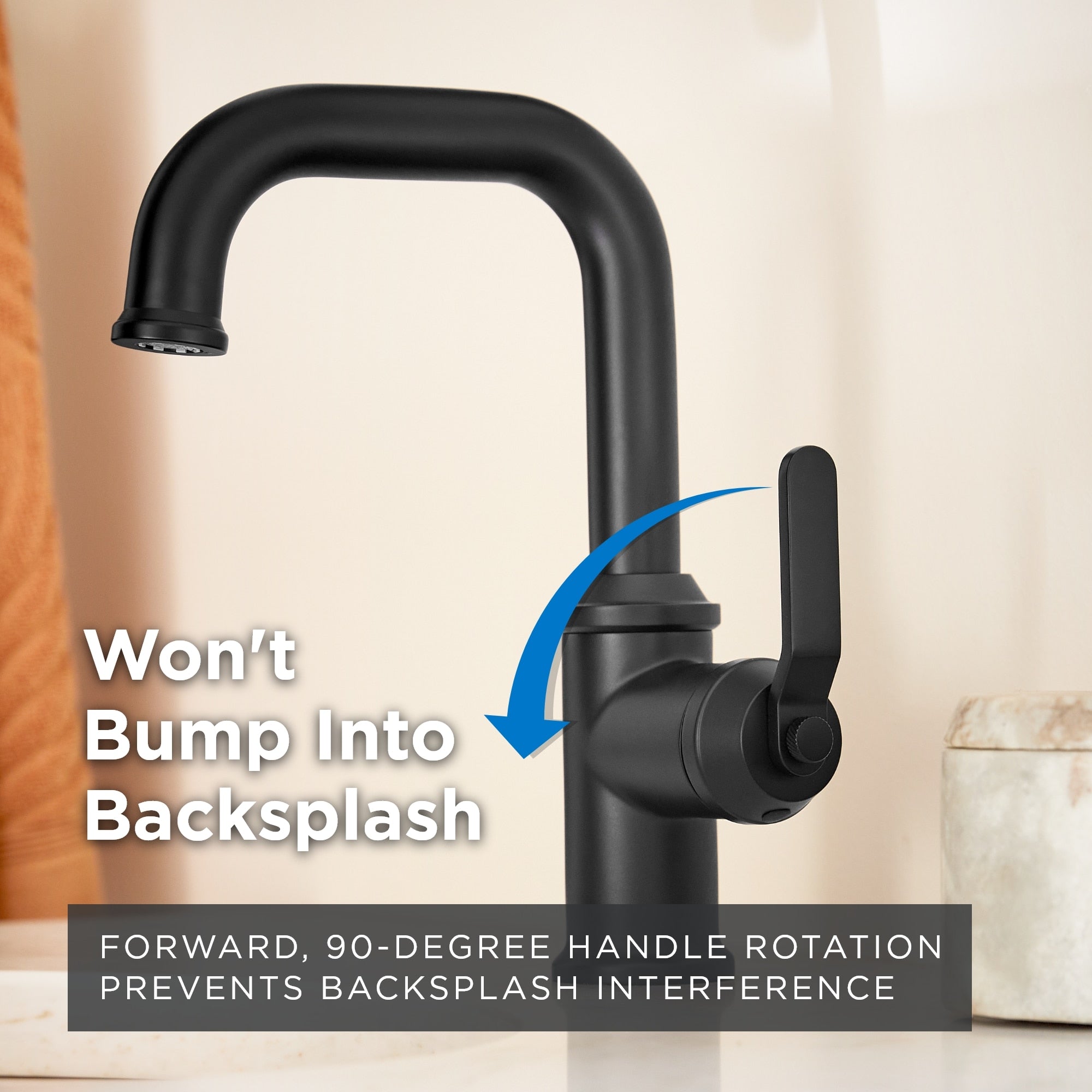 Kinzie® Single Handle Bathroom Faucet with Metal Touch-Down Drain