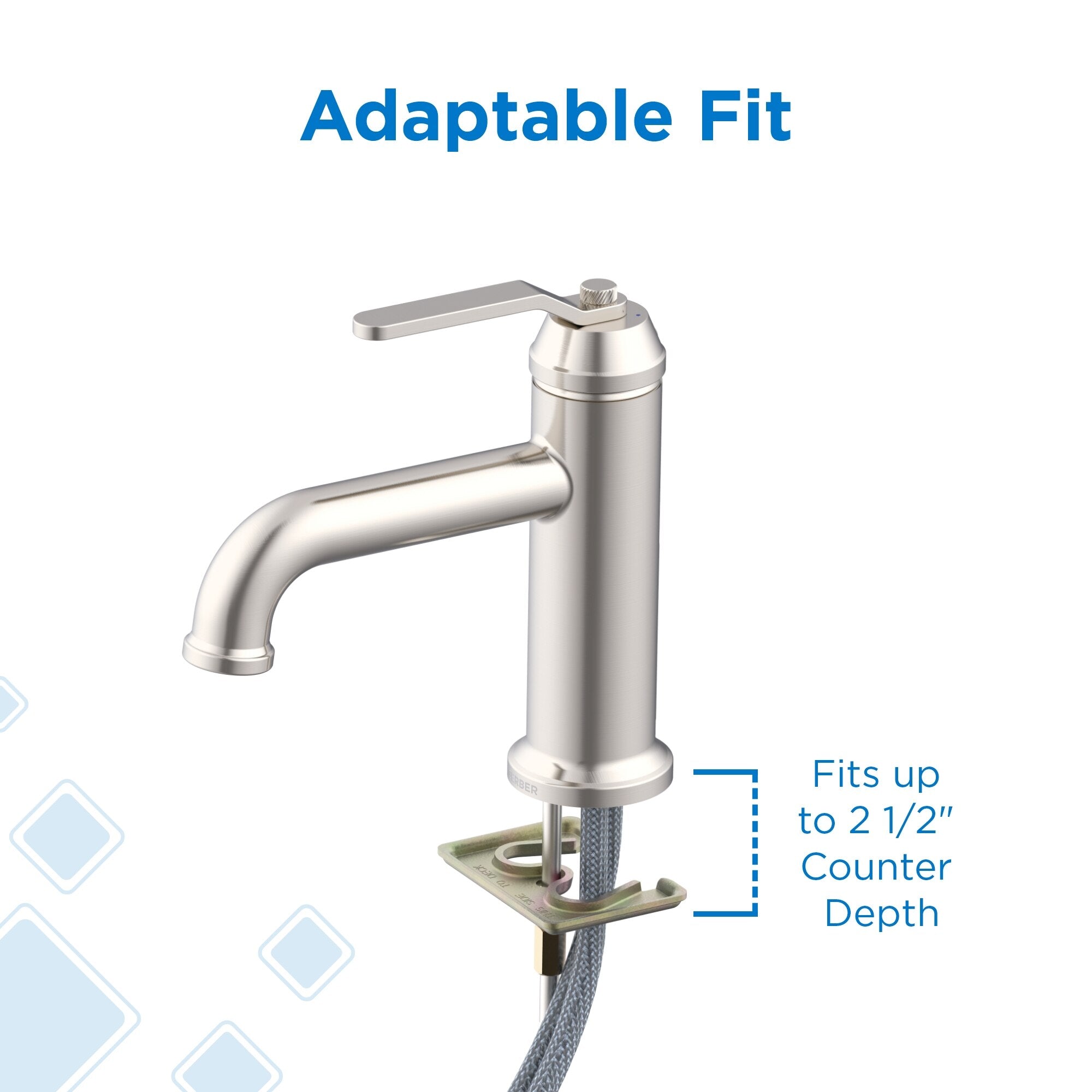 Kinzie® Single Handle Bathroom Faucet with Metal Touch-Down Drain