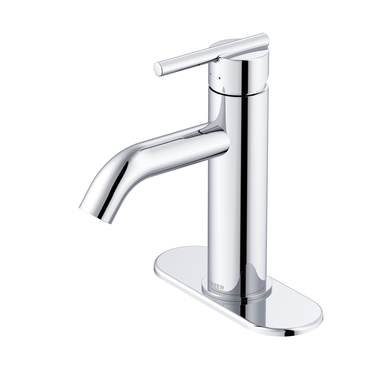 Parma® Single Handle Bathroom Faucet with Metal Touch-Down Drain