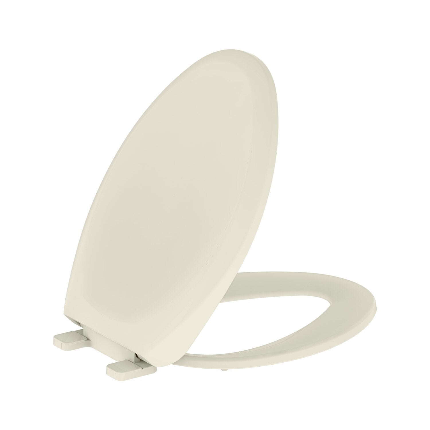 Adjustable Standard Elongated Toilet Seat with Cover