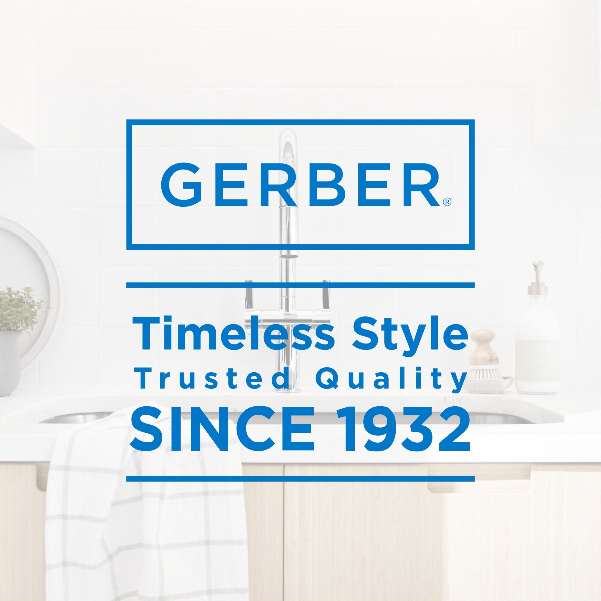 Gerber Amalfi Two Handle Pull-Down Kitchen Faucet 1.75 GPM (Choose Finish)
