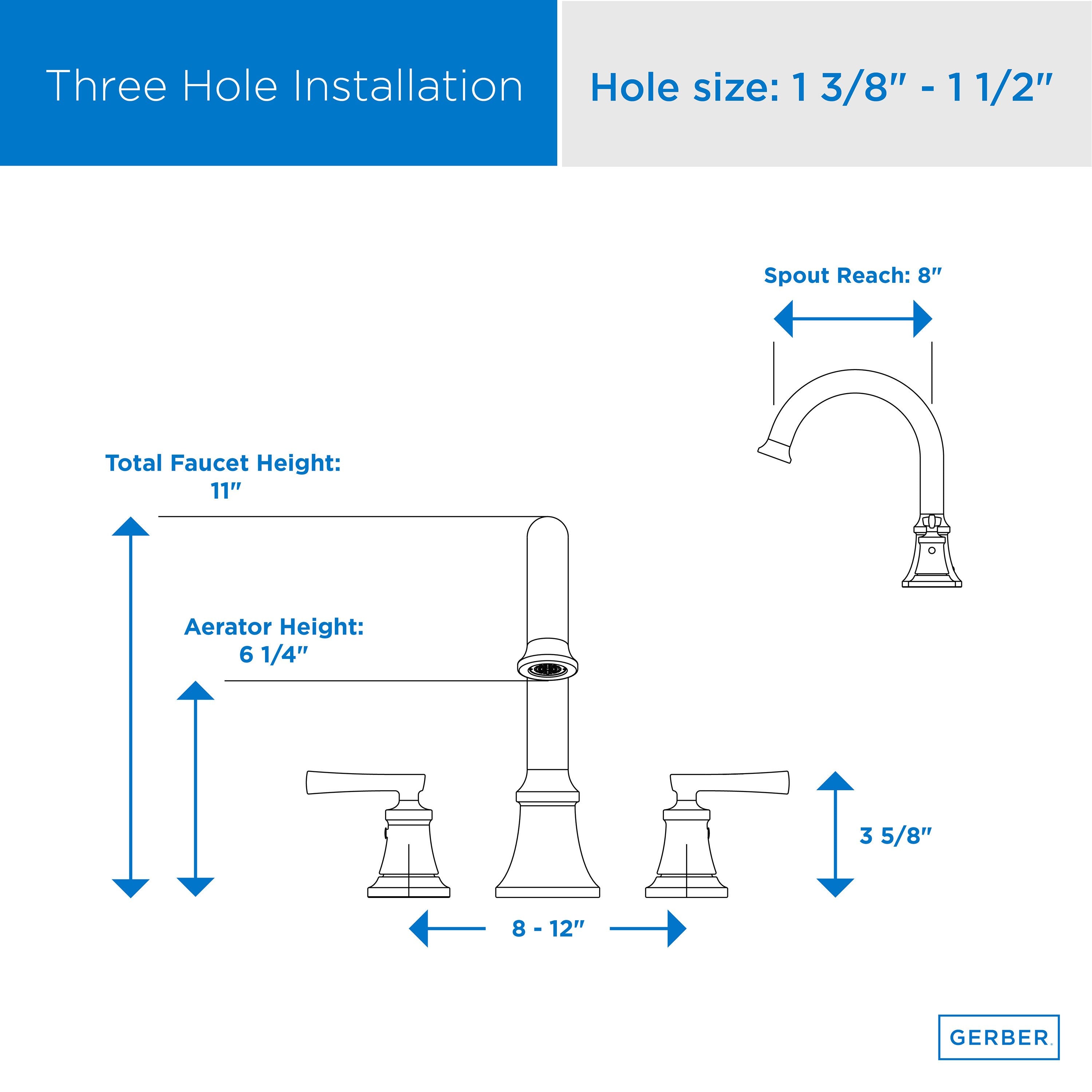 Northerly™ Three Piece Roman Tub Trim Kit