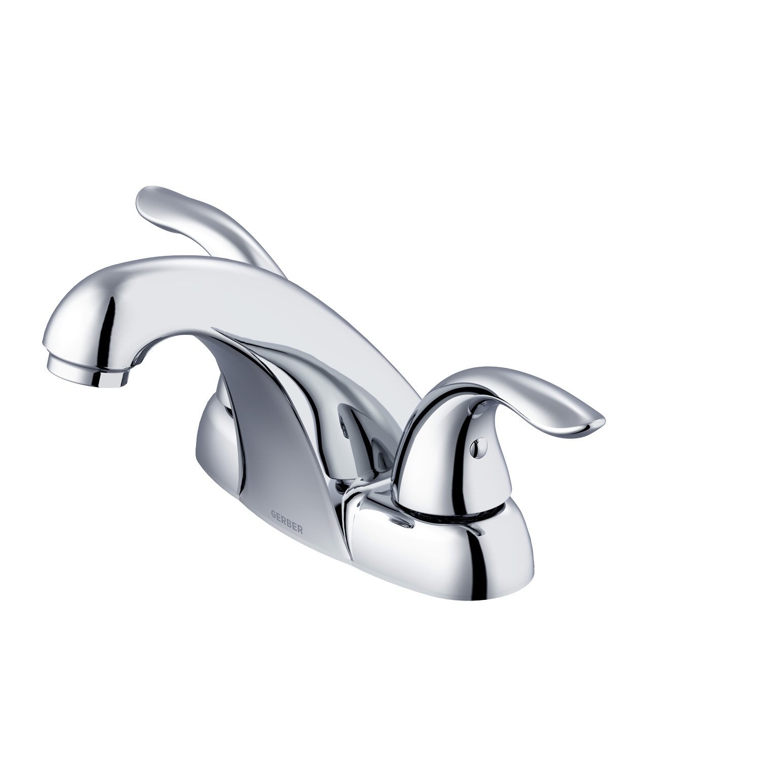 Viper™ Two Handle Centerset Bathroom Faucet with 50/50 Touch-Down Drain
