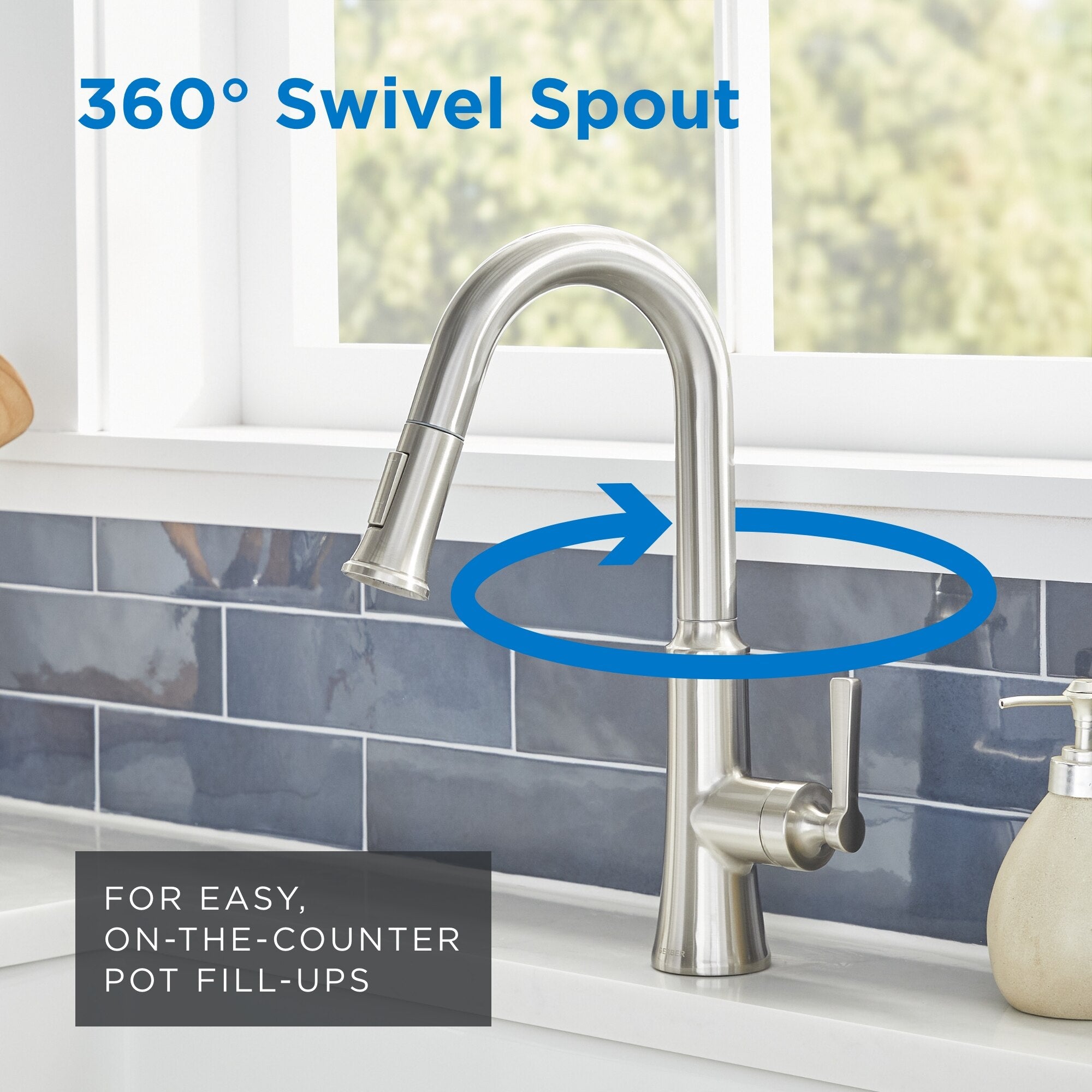 Northerly™ Single Handle Pull-Down Prep Faucet