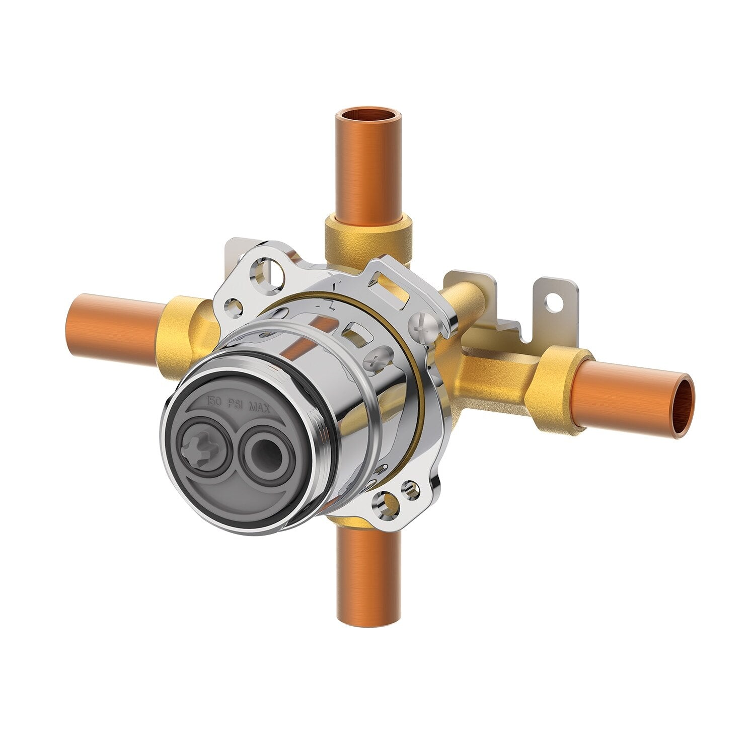 Gerber Treysta® Tub & Shower Valve - Horizontal Inputs WITHOUT Stops - Press Connection