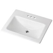 Wicker Park™ Rectangular 4" Faucet Centers Self-Rimming Bathroom Sink