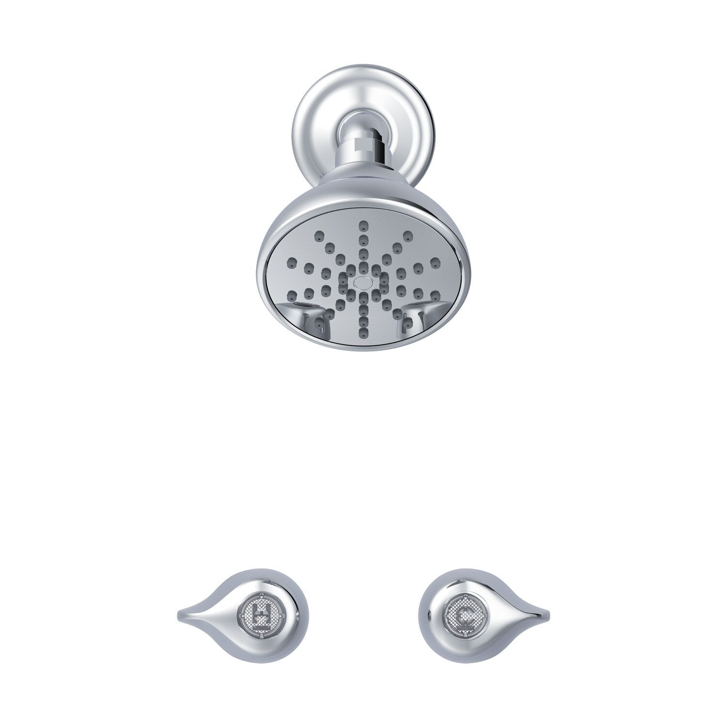 Gerber Classics™ 3-3/8" Centers Two Handle Shower Only Fitting with Showerhead