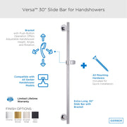 Versa™ 30" Slide Bar