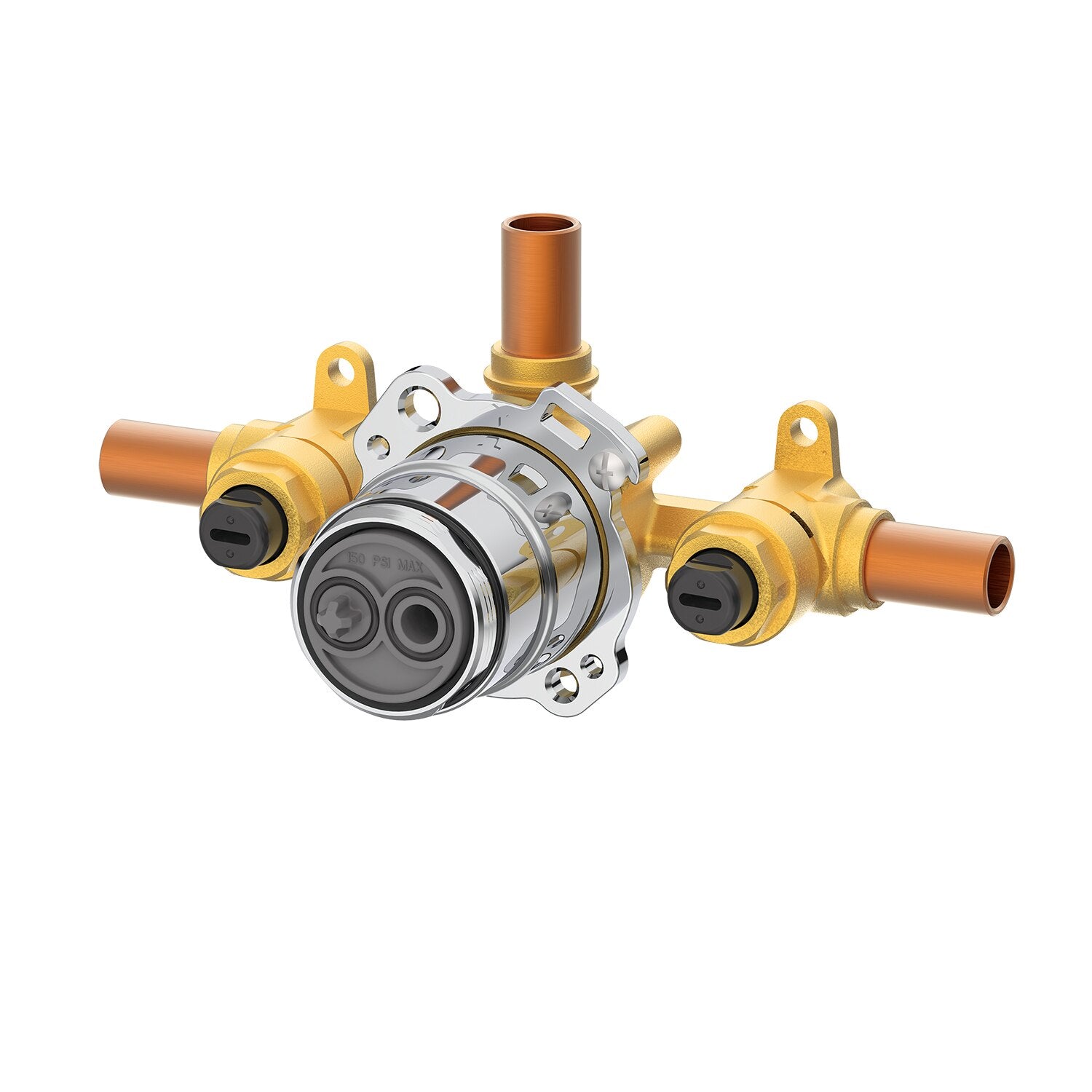 Gerber Treysta® Shower Only Valve - Horizontal Inputs WITH Stops - Press Connection