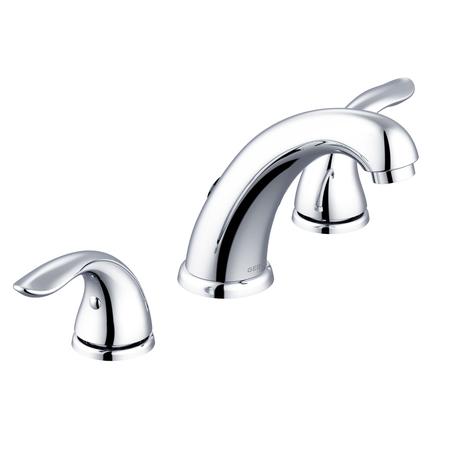 Viper™ Two Handle Widespread Bathroom Faucet with Metal Touch-Down Drain