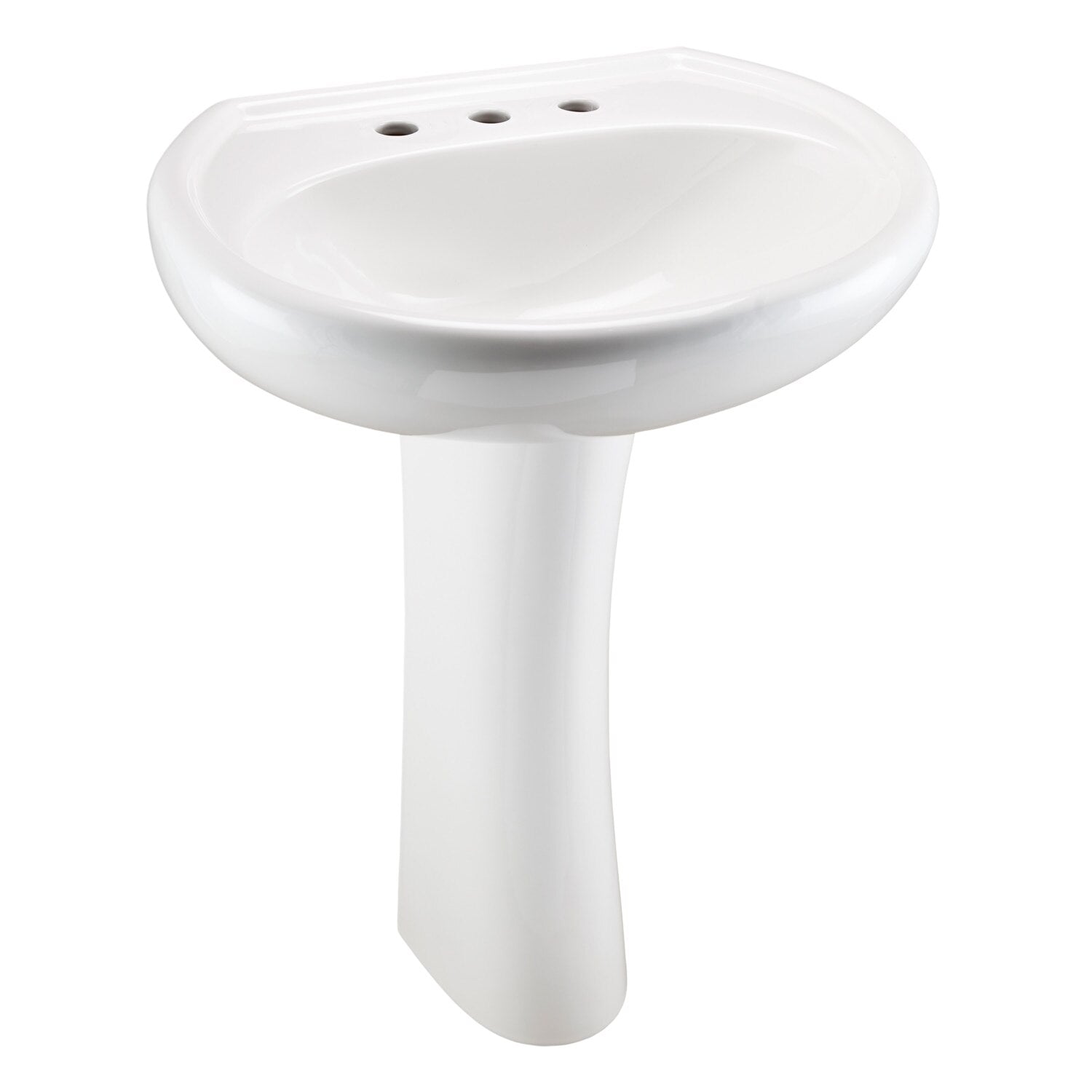 Maxwell® 8" Centers Standard Pedestal Bathroom Sink
