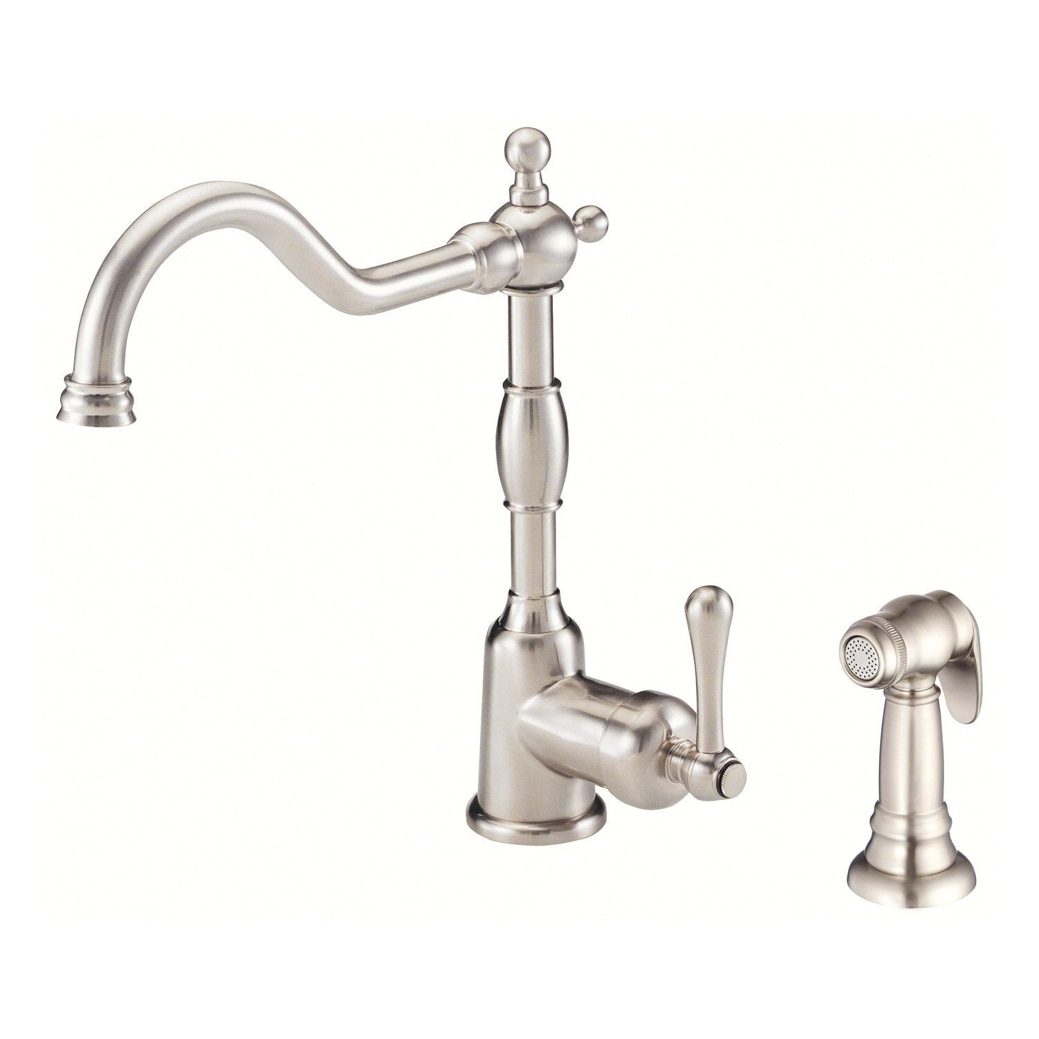 Opulence® Single Handle Kitchen Faucet with Sidespray