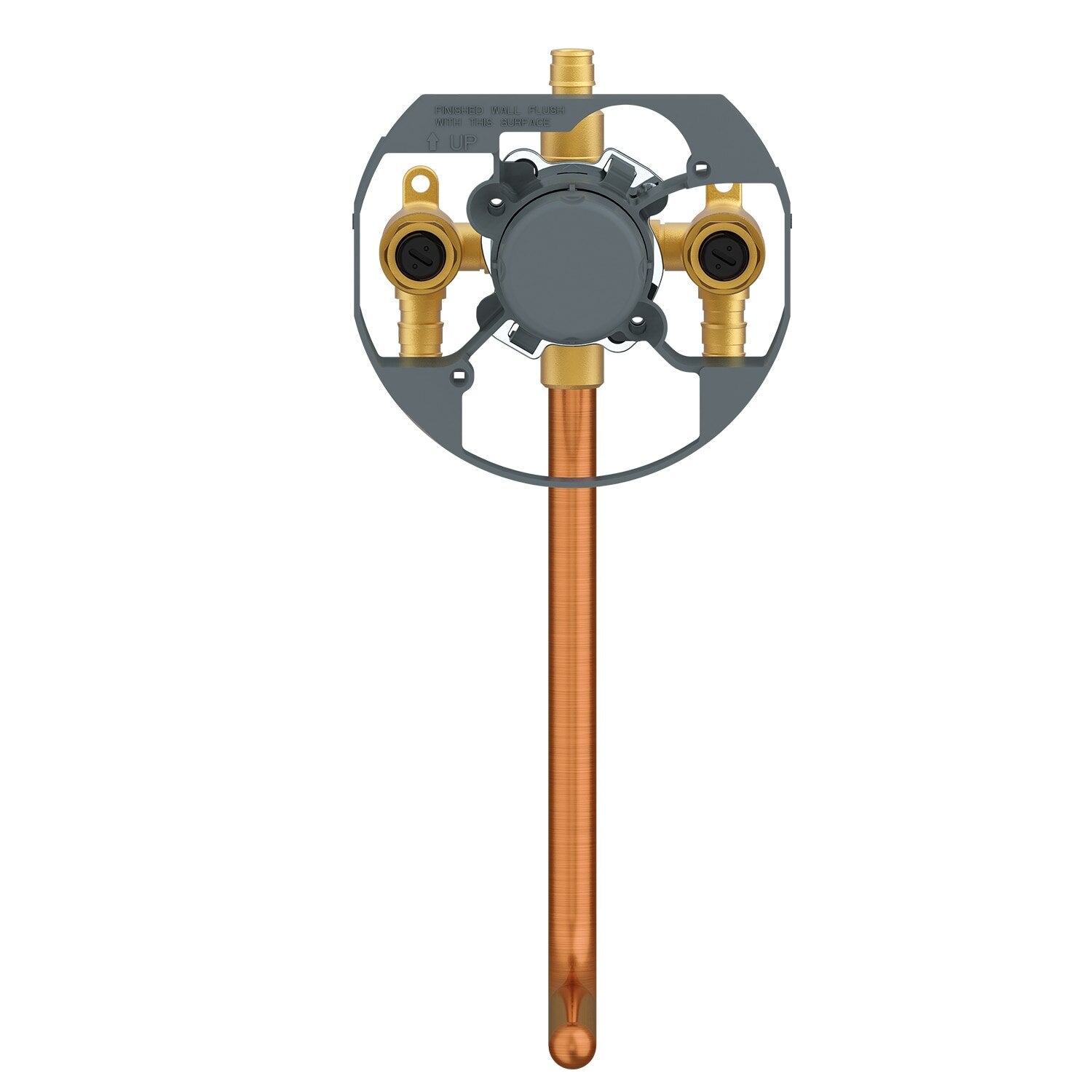 Treysta® Tub & Shower Valve Vertical Inputs WITH Stops and Stub-Out Cold Expansion Pex
