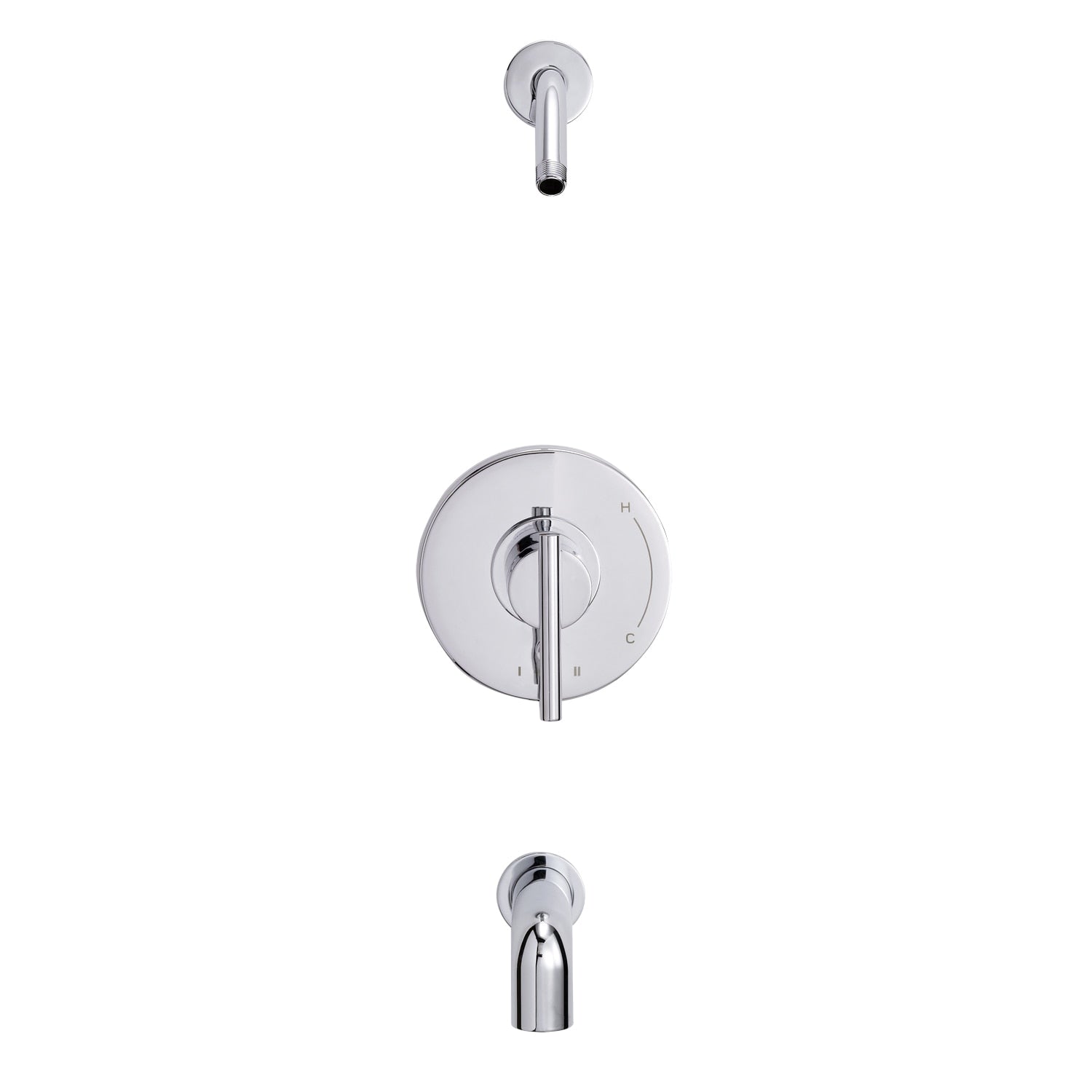 Parma® Tub & Shower Trim Kit, without Showerhead