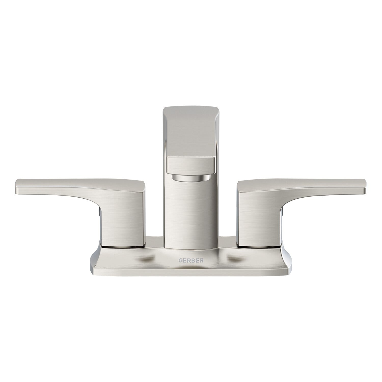 Tribune® Two Handle Centerset Bathroom  Faucet with Metal Touch-Down Drain