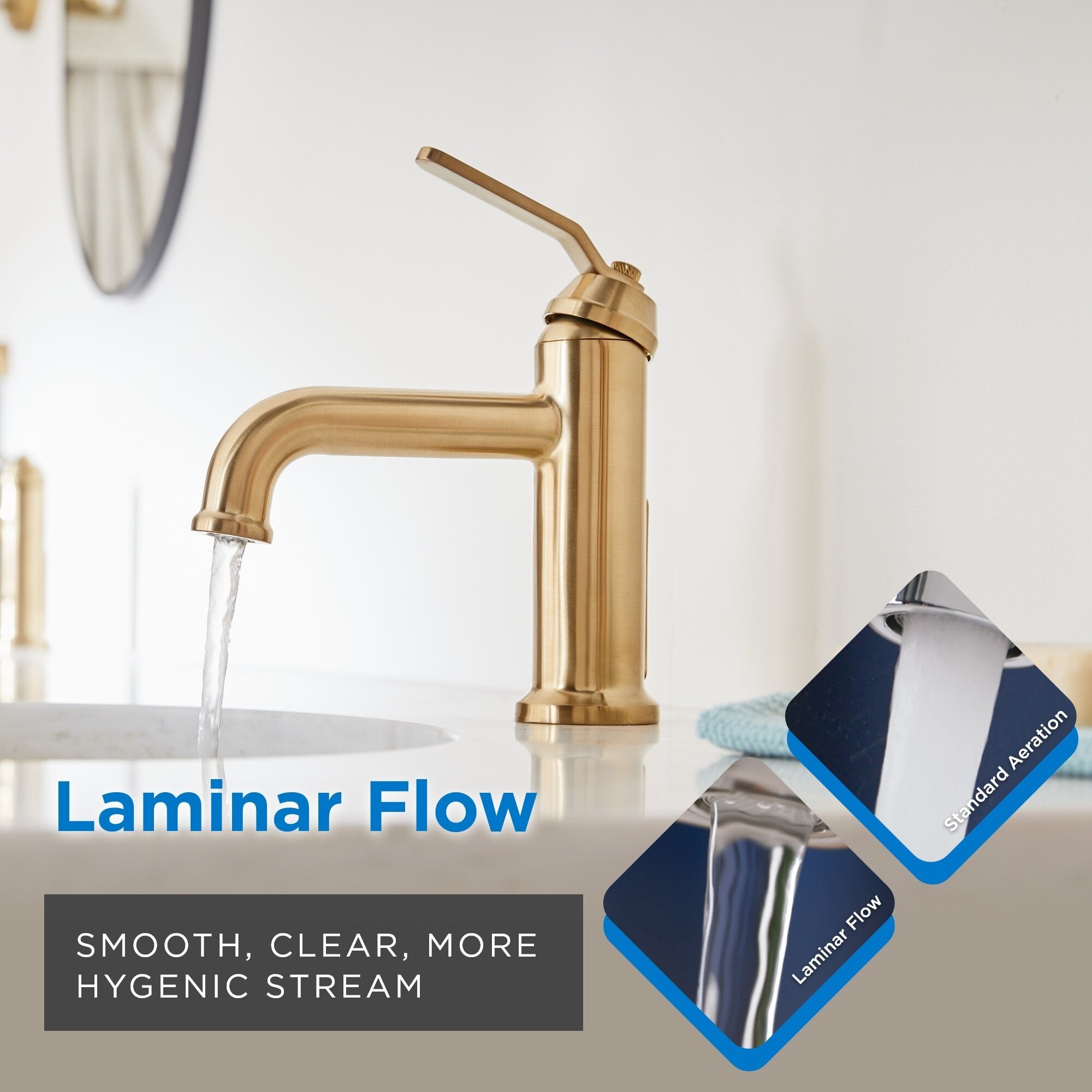 Kinzie® Single Handle Bathroom Faucet with Metal Touch-Down Drain