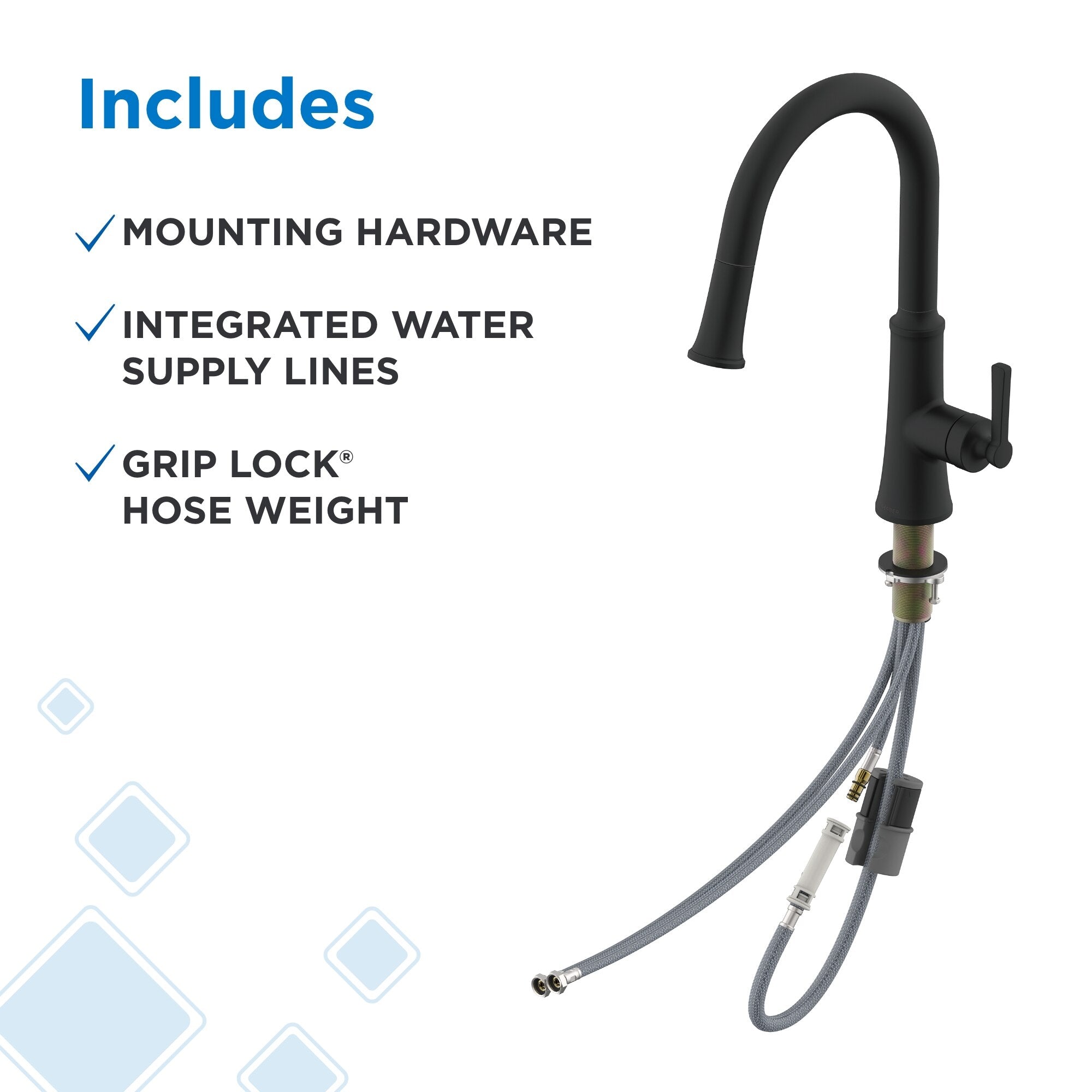Northerly™ Single Handle Pull-Down Kitchen Faucet