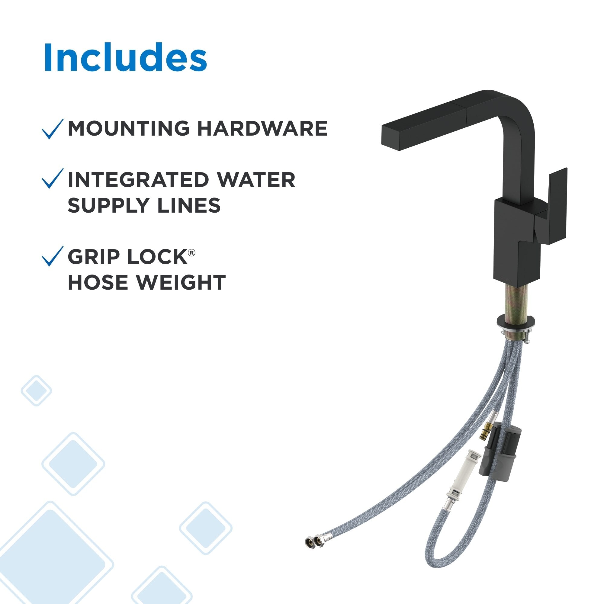 Mid-Town® Single Handle Pull-Out Kitchen Faucet