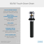 1 1/4" 50/50 Touch-Down Drain Assembly