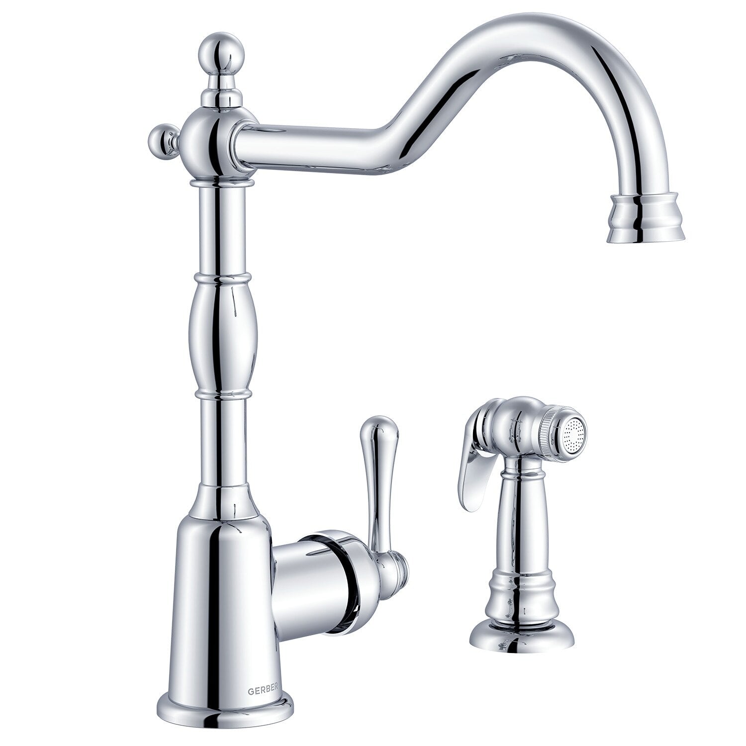 Opulence® Single Handle Kitchen Faucet with Sidespray