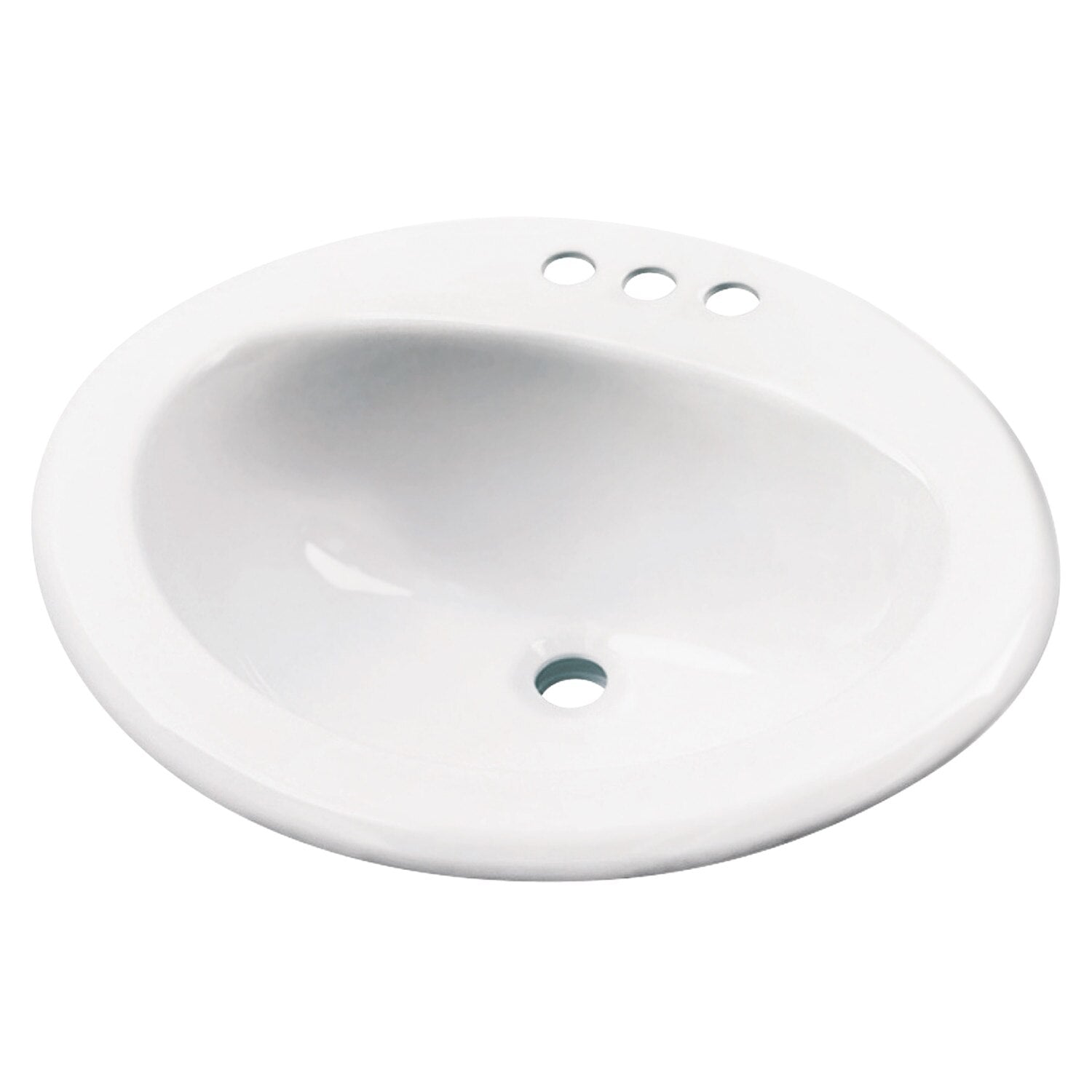 Luxoval™ Oval 4" Centers Self-Rimming Bathroom Sink