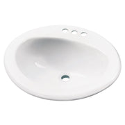 Luxoval™ Oval 4" Centers Self-Rimming Bathroom Sink