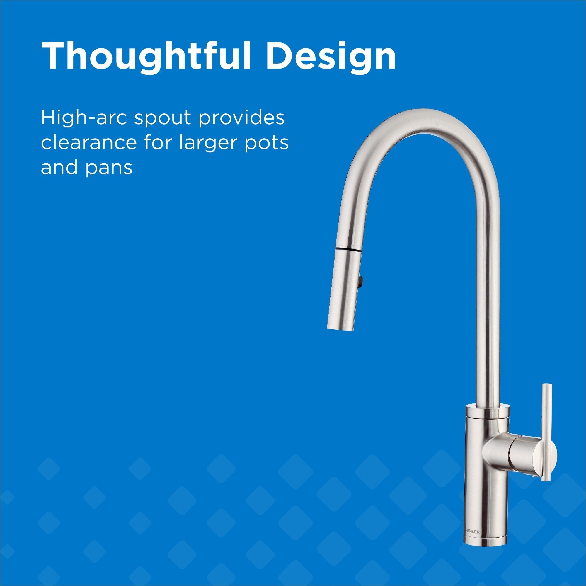Parma® Cafe Single Handle Pull-Down Kitchen Faucet, 1.75 gpm,