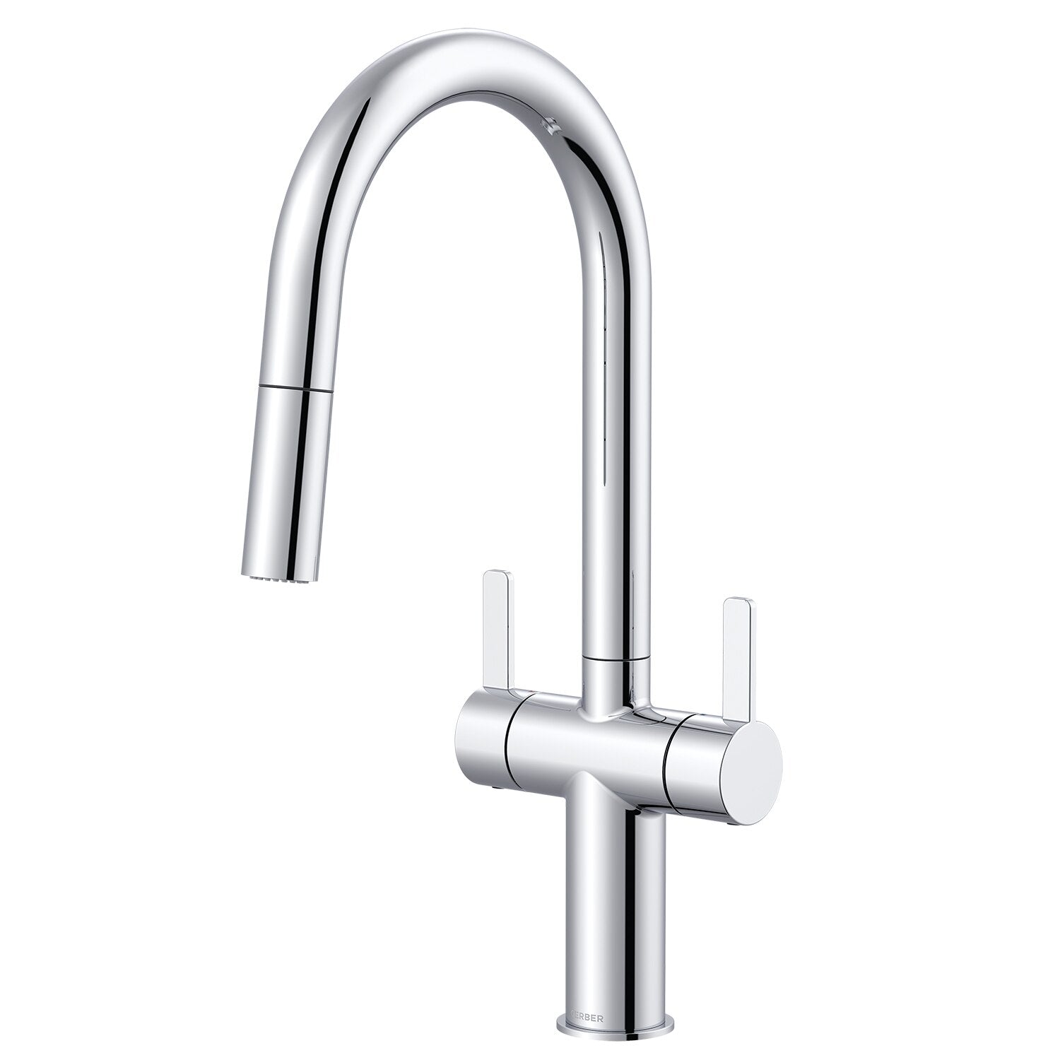 Gerber Amalfi Two Handle Pull-Down Kitchen Faucet 1.75 GPM (Choose Finish)