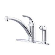 Viper™ Single Handle Kitchen Faucet w/ Spray on Deck  Aeration/ Spray