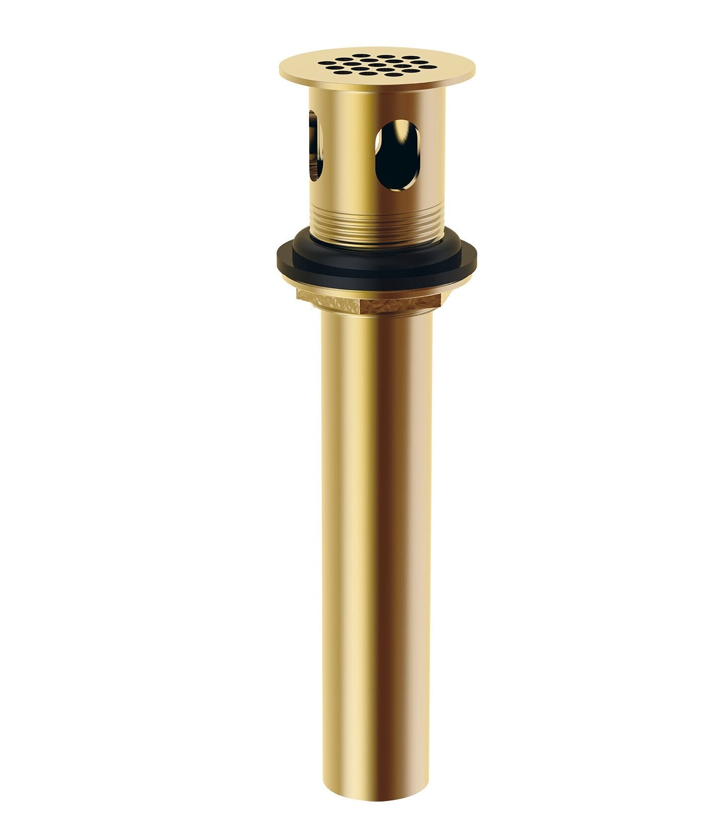 1 1/4" Metal Grid Strainer Assembly with Overflow