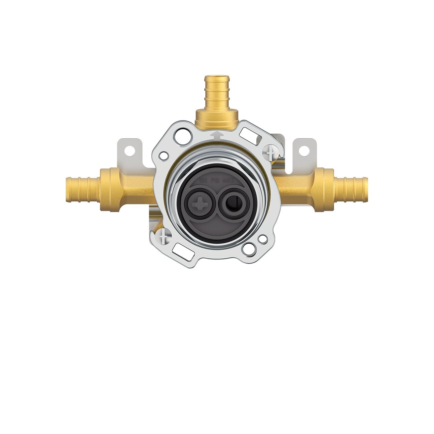 Gerber Treysta® Shower Only Valve - Horizontal Inputs WITHOUT Stops - Crimp Pex