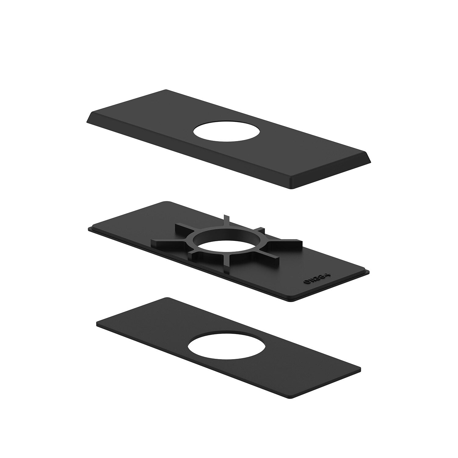 Gerber Square Cover Plate Assembly for 4" Centerset Bathroom Faucet