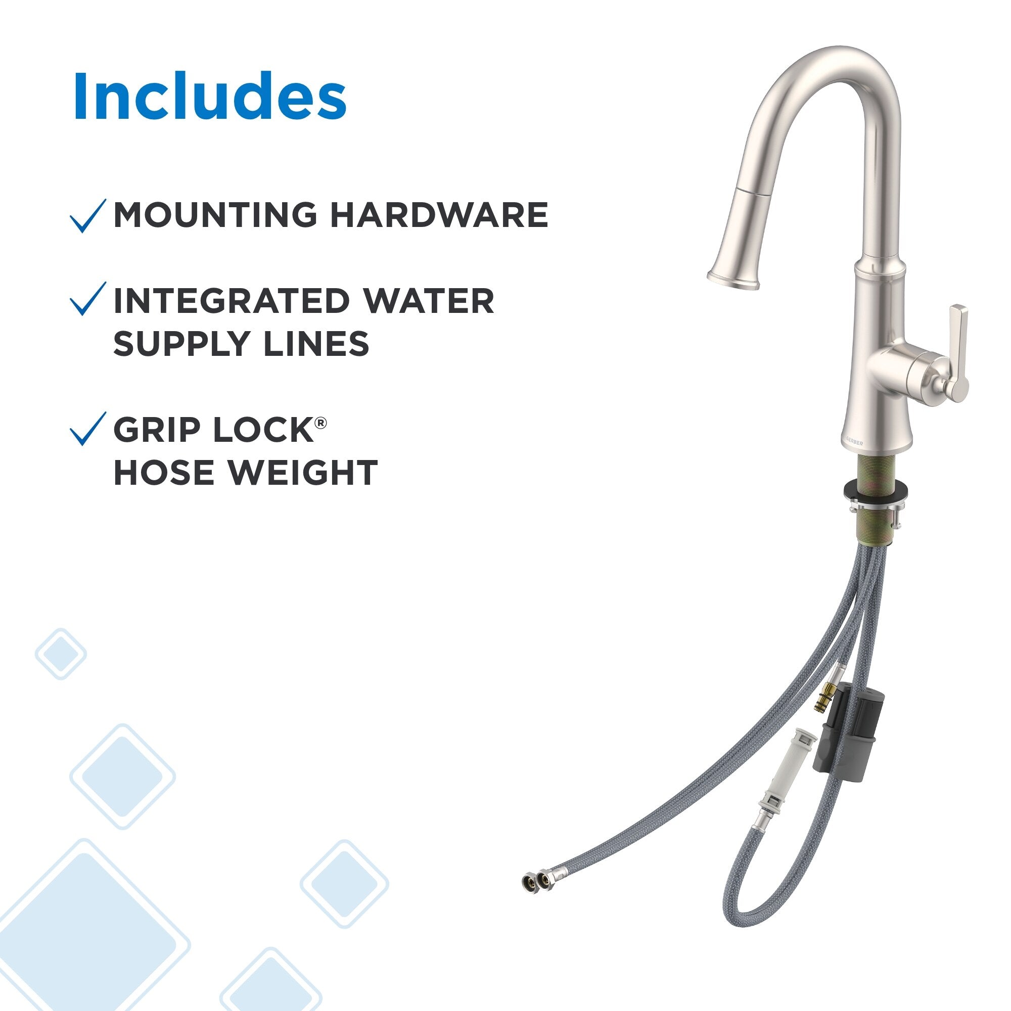 Northerly™ Single Handle Pull-Down Prep Faucet