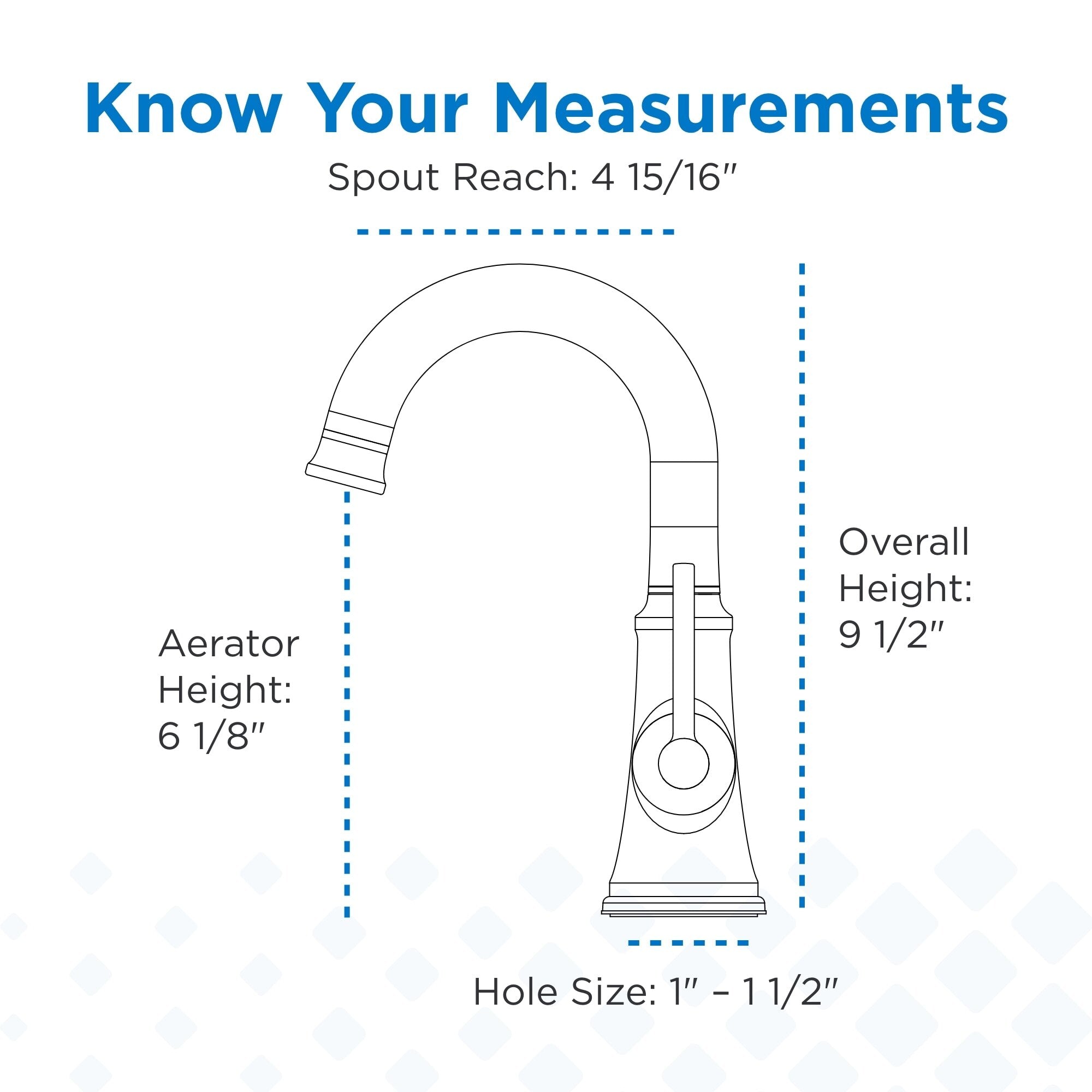Gerber Northerly™ Single Handle Side Control Bathroom Faucet with 50/50 Touch-Down Drain