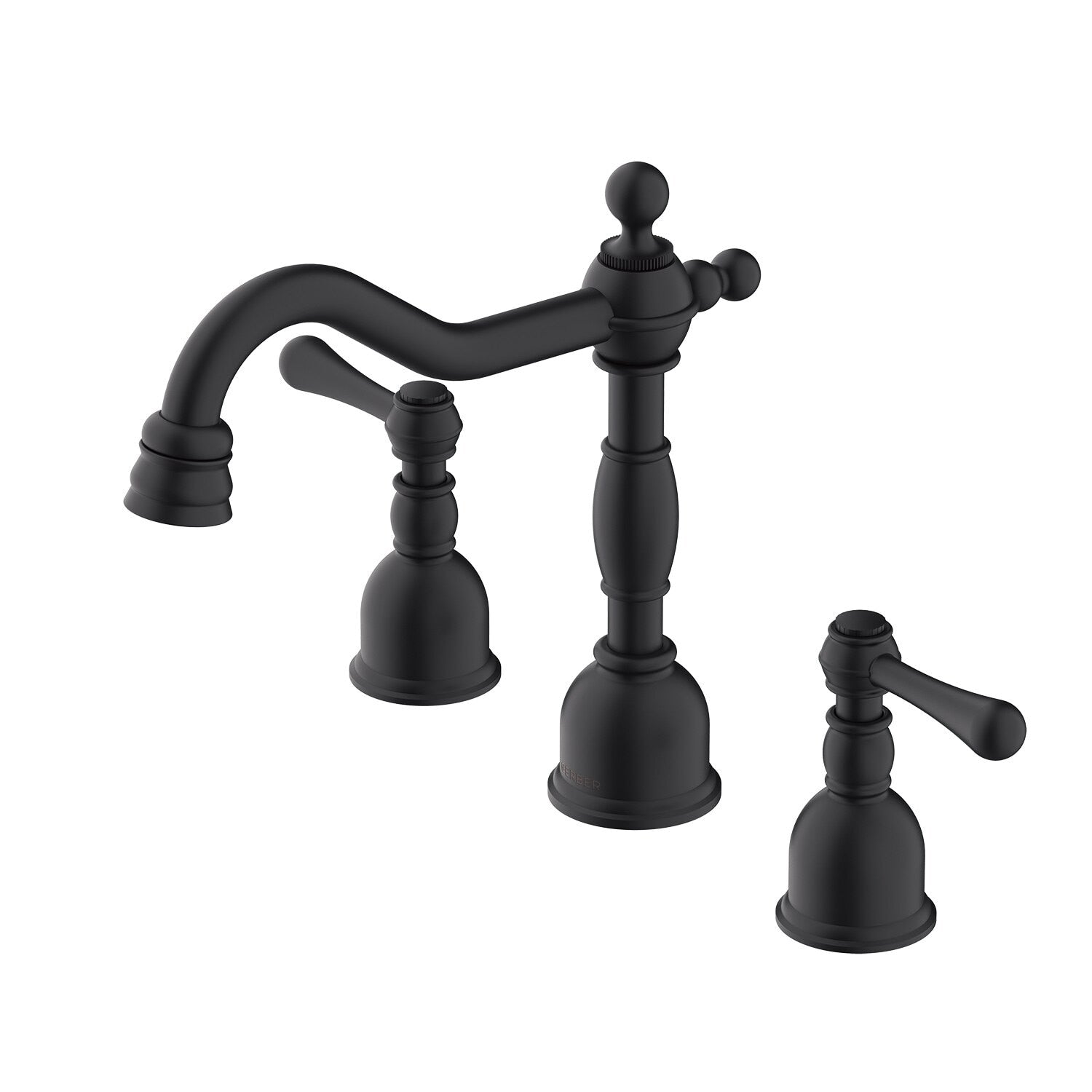Opulence® Two Handle Widespread Bathroom Faucet with Metal Touch-Down Drain