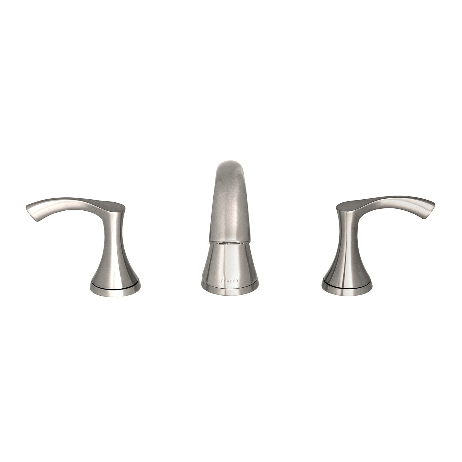Antioch® Two Handle Widespread Bathroom Faucet with Metal Touch-Down Drain