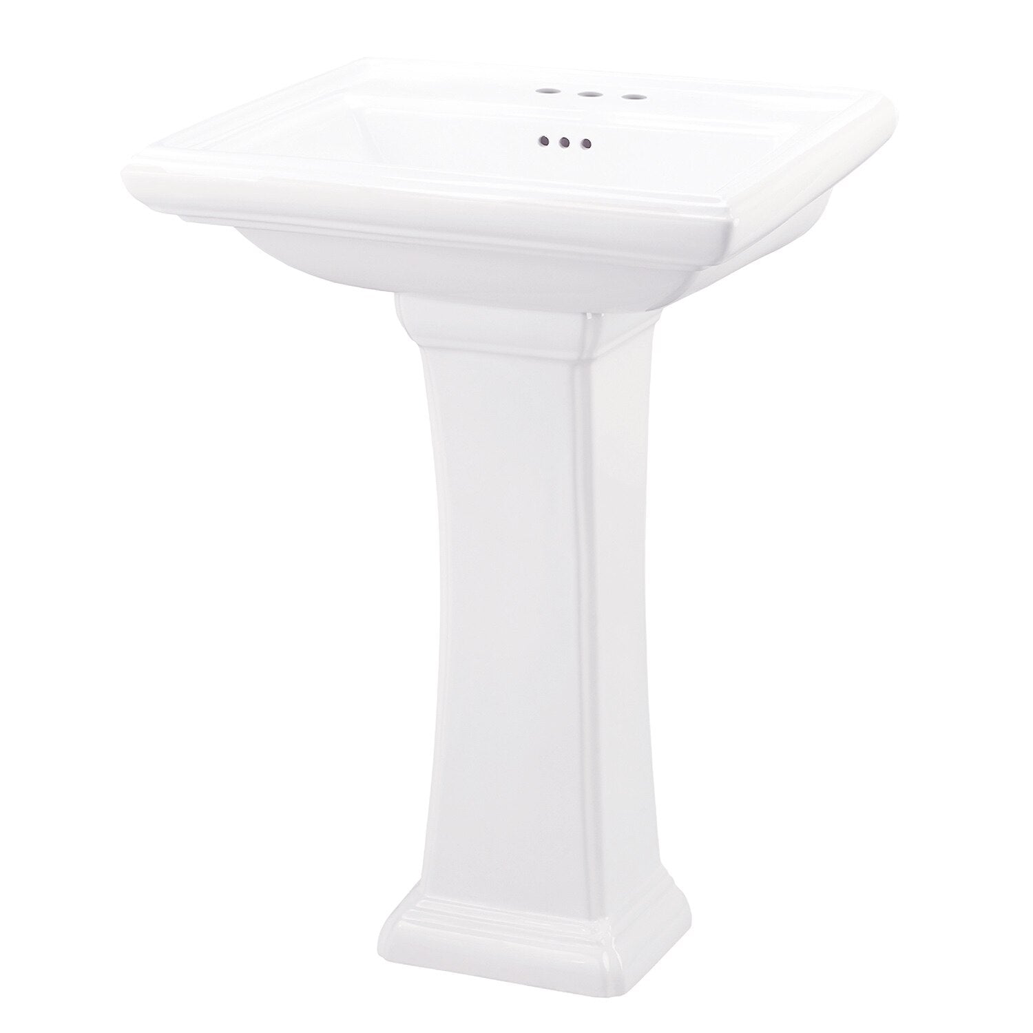 Logan Square™ 4" Centers Standard Pedestal Bathroom Sink