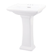 Logan Square™ 4" Centers Standard Pedestal Bathroom Sink