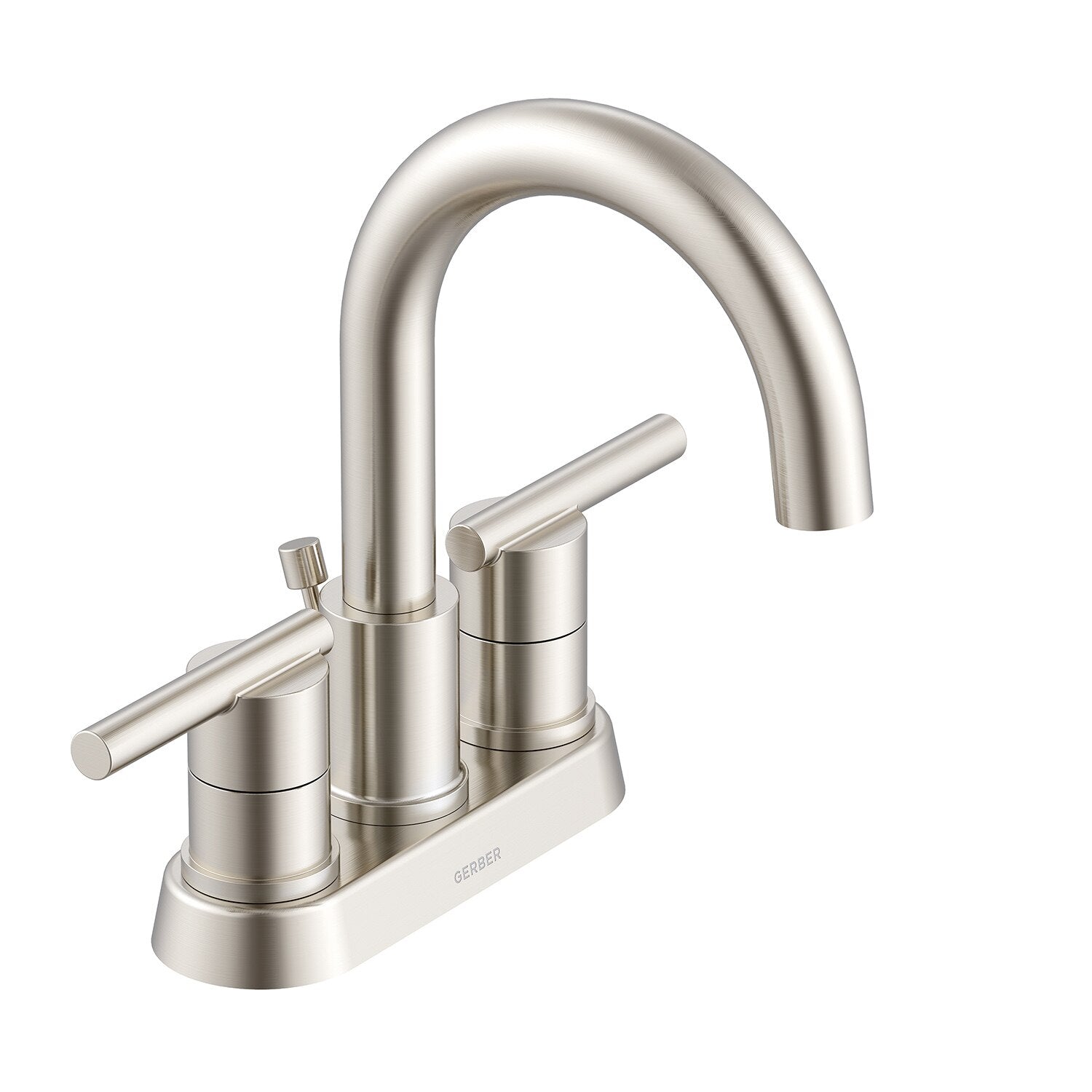 Parma® Two Handle Centerset Bathroom Faucet with Metal Pop-Up Drain