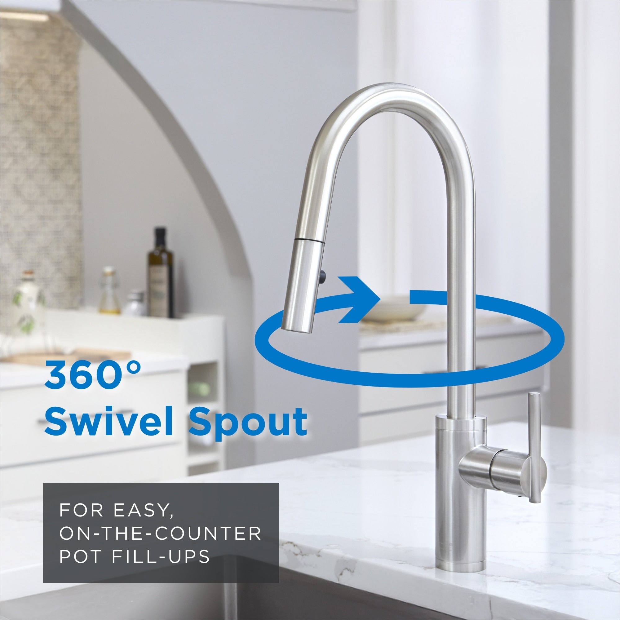 Parma® Cafe Single Handle Pull-Down Kitchen Faucet, 1.75 gpm,