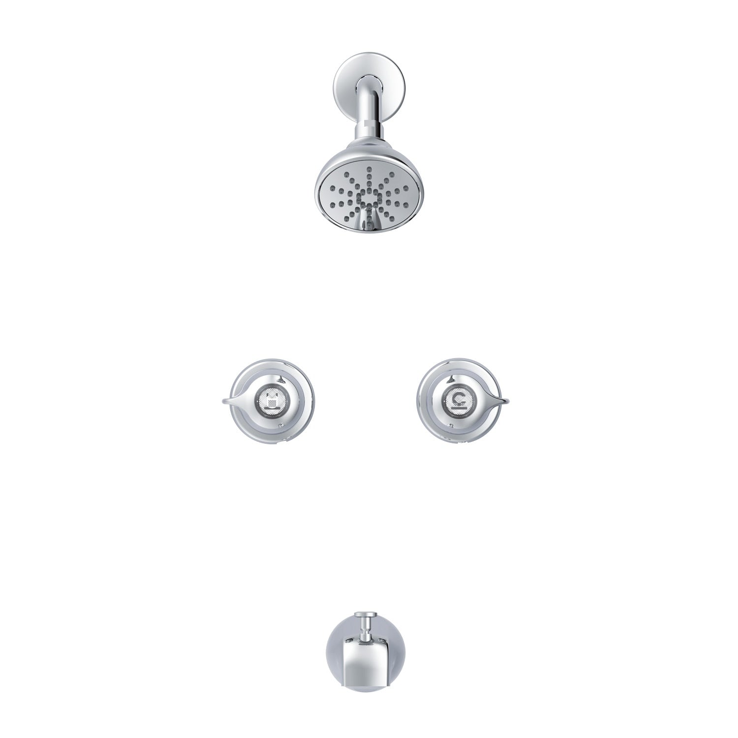 Gerber Classics™ 6 Inch Centers Two Handle Tub & Shower Fitting