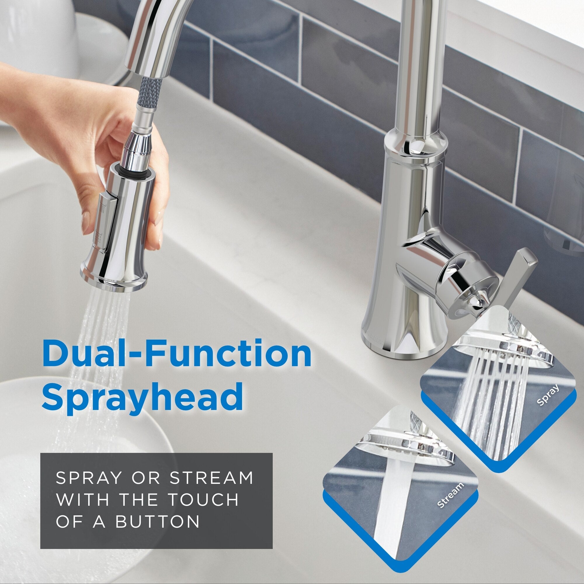 Northerly™ Single Handle Pull-Down Kitchen Faucet