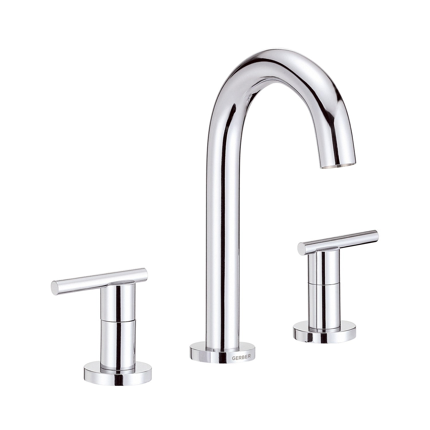 Parma® Two Handle Widespread Bathroom Faucet with Metal Touch-Down Drain