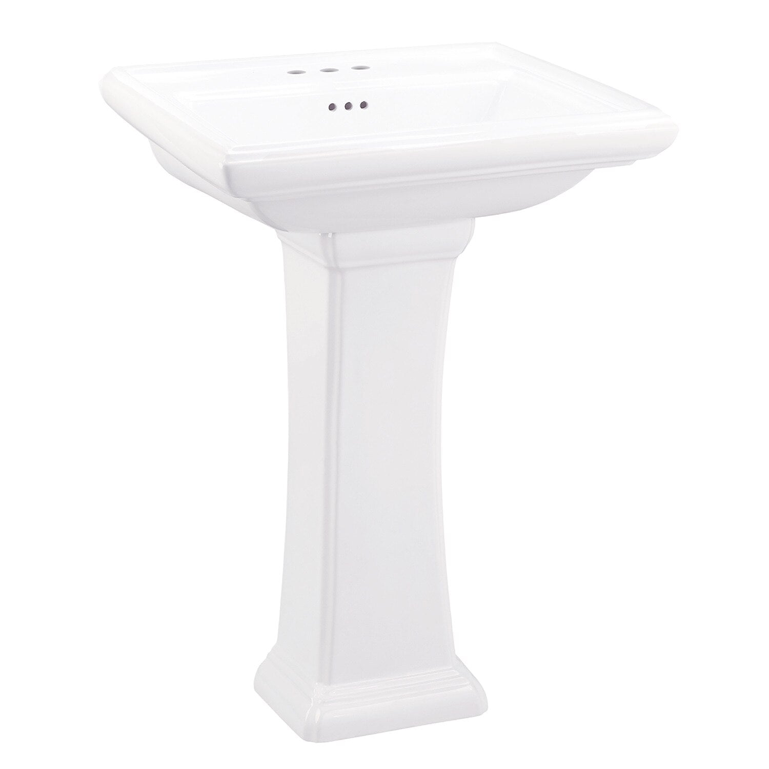 Logan Square™ 4" Centers Standard Pedestal Bathroom Sink