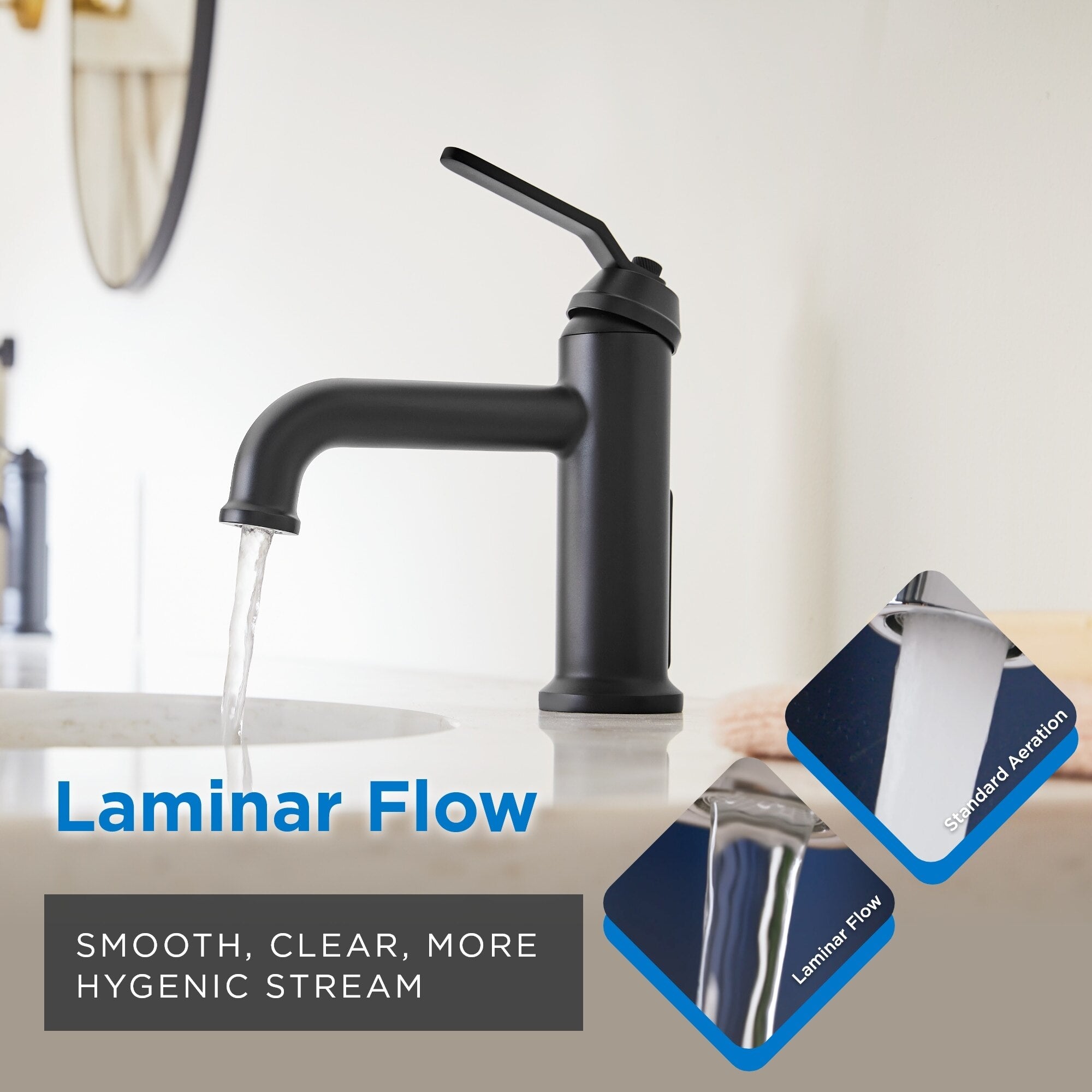 Kinzie® Single Handle Bathroom Faucet with Metal Touch-Down Drain