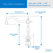 Opulence® Single Handle Kitchen Faucet with Sidespray
