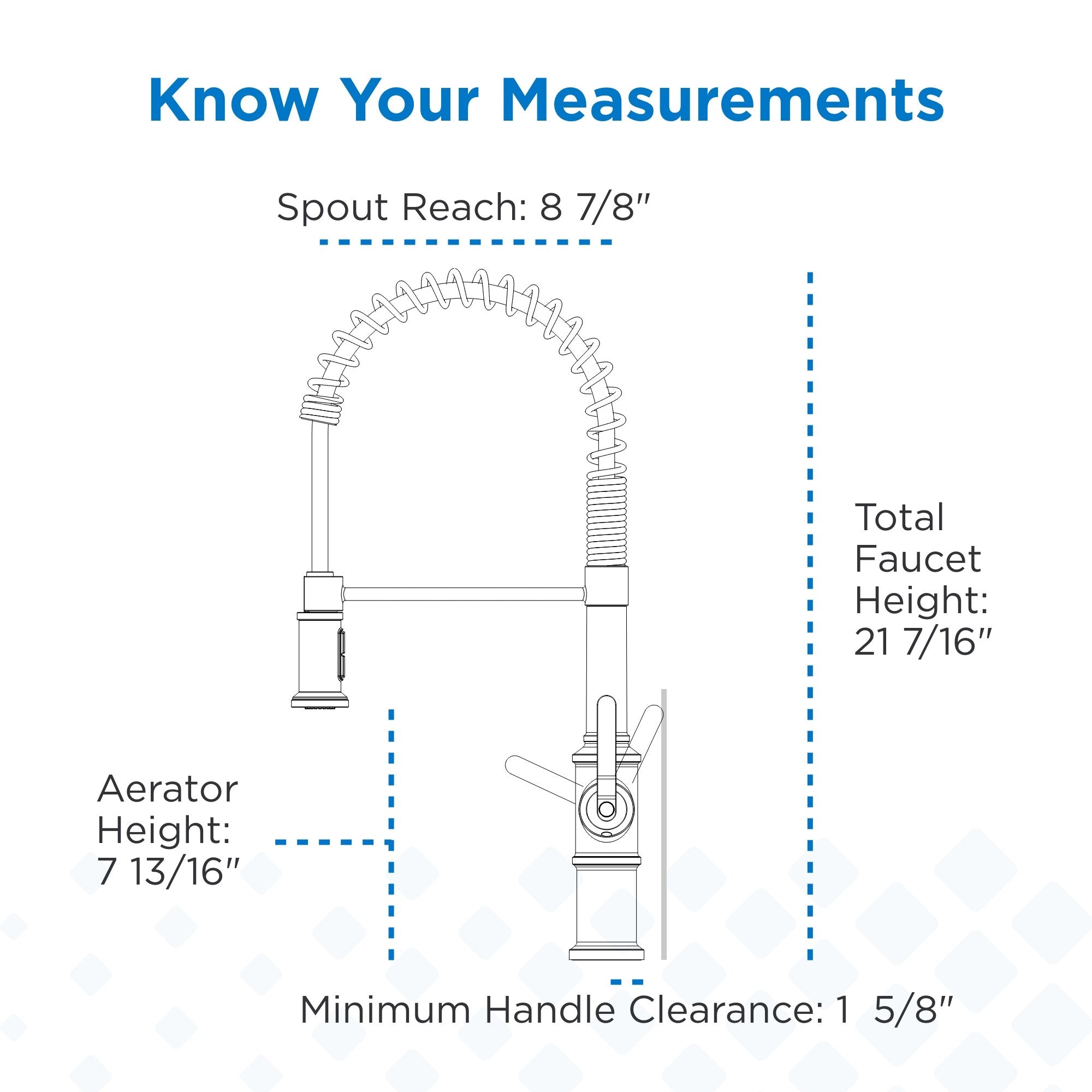 Kinzie® Pre-Rinse Single Handle Pull-Down Kitchen Faucet